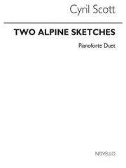 2つのアルプスのスケッチ・Op.58・No.4（シリル・スコット）（ピアノ二重奏）【Two Alpine Sketches Op58 No.4】
