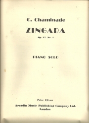 ジンガラ（セシル・シャミナード）（ピアノ）【Zingara】