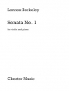 ソナタ・No.1（レノックス・バークリー）（ヴァイオリン+ピアノ）【Sonata No. 1】
