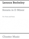 ソナタ・ニ短調（レノックス・バークリー）（ヴィオラ+ピアノ）【Sonata in D Minor for Viola and Piano】