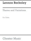 主題と変奏・No.1・Op.33（レノックス・バークリー）（ヴァイオリン）【Theme and Variations Op. 33 No.1 for Solo Violin】