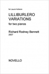リリブレロ変奏曲（リチャード・ロドニー・ベネット）（ピアノ二重奏）【Lilliburlero Variations】