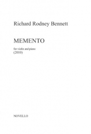 メメント（リチャード・ロドニー・ベネット）（ヴァイオリン+ピアノ）【Memento】
