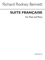 フランス組曲（リチャード・ロドニー・ベネット）（フルート+ピアノ）【Suite Francaise】