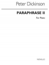 パラフレーズ・No.2（ピーター・ディキンスン）（ピアノ）【Paraphrase 2】