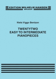 22の初級、中級者向け小品（ニエル・ヴィゴ・ベンツォン）（ピアノ）【22 Easy to Intermediate Piano Pieces】