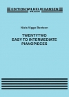 22の初級、中級者向け小品（ニエル・ヴィゴ・ベンツォン）（ピアノ）【22 Easy to Intermediate Piano Pieces】