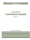 3つの表現豊かなスケッチ・Op.16（ヤアアン・ベンソン）（弦楽二重奏）【Three Expressive Skizzen Op. 16】