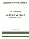音楽のモザイク・Op.54（ニエル・ヴィゴ・ベンツォン）（ミックス三重奏+ピアノ）【Mosaique Musicale Op.54】