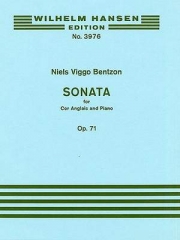 ソナタ・Op.71（ニエル・ヴィゴ・ベンツォン）（オーボエ+ピアノ）【Sonata for Cor Anglais and Piano Op.71】