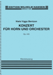 協奏曲・Op.445（ニエル・ヴィゴ・ベンツォン）（ホルン+ピアノ）【Concerto for Horn and Orchestra, Op. 445】