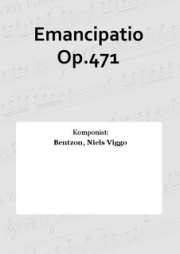 イマンシペイション・Op.471（ニエル・ヴィゴ・ベンツォン）（アルトサックス+ピアノ）【Emancipatio Op.471】
