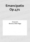 イマンシペイション・Op.471（ニエル・ヴィゴ・ベンツォン）（アルトサックス+ピアノ）【Emancipatio Op.471】