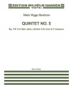 五重奏曲・Op.116・No.5　(ニエル・ヴィゴ・ベンツォン) (木管五重奏)【Quintet No.5 Op.116】