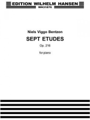 9つのエチュード・Op.216（ニエル・ヴィゴ・ベンツォン）（ピアノ）【Sept Etudes Op. 216】