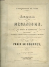 Ecole Du Mecanisme 15 Series（フェリクス・ル・クーペ）（ピアノ）