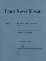 ピアノ・ソロ全集・Vol.1（フランツ・クサーヴァー・モーツァルト）（ピアノ）【Complete Piano Works Volume I】