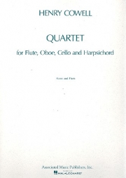 四重奏曲（ヘンリー・カウエル）（ミックス三重奏+ピアノ）【Quartet】