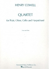 四重奏曲（ヘンリー・カウエル）（ミックス三重奏+ピアノ）【Quartet】