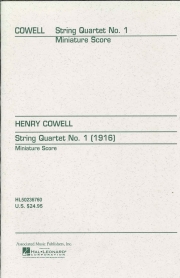 弦楽四重奏曲・No.1　(ヘンリー・カウエル) (弦楽四重奏)【String Quartet No. 1】