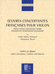 フランス・ヴァイオリンのコンチェルタンテ作品集（ヴァイオリン+ピアノ）【French Violin Concertante Works】