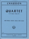 四重奏曲・Op.30・イ長調　(エルネスト・ショーソン) (弦楽三重奏+ピアノ)【Quartet A Major Op. 30】