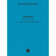 四重奏曲・Op.30・イ長調　(エルネスト・ショーソン) (弦楽三重奏+ピアノ)【Quartet A Major Op. 30】
