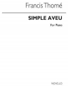 飾らぬ告白（フランシス・トーメ）（ピアノ）【Simple Aveu】