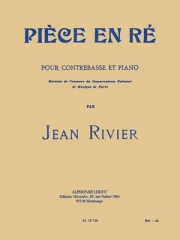 小品・ニ長調（ジャン・リヴィエ）（ストリングベース+ピアノ）【Piece En Re】