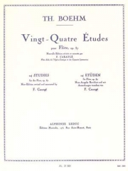 24のエチュード・Op.37（テオバルト・ベーム）（フルート）【24 Etudes Op37】