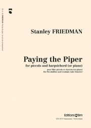 Paying the Piper（スタンリー・フリードマン）（フルート+ピアノ）