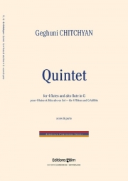 五重奏曲 (ゲギュニ・チットチアン) (フルート五重奏)【Quintet】
