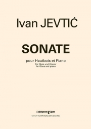 ソナタ（イヴァン・ジェヴティック）（オーボエ+ピアノ）【Sonate】