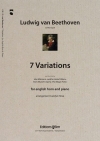 7つの変奏曲（ルートヴィヒ・ヴァン・ベートーヴェン）（オーボエ+ピアノ）【7 Variations】