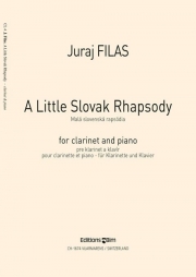 リトル・スロバキア・ラプソディ（ユライ・フィラス）（クラリネット+ピアノ）【Little Slovak Rhapsody】