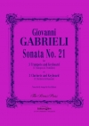 ソナタ・No.21（ジョヴァンニ・ガブリエリ）（クラリネット三重奏+ピアノ）【Sonata No. 21】