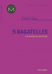 3つのバガテル（ジャン＝フランソワ・ミシェル）（バスーン+ピアノ）【3 Bagatelles】