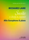 組曲「夏の勉強」（リチャード・レーン）（アルトサックス+ピアノ）【Suite “A Study in Summer”】