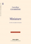 小品（カロリーヌ・シャリエール）（アルトサックス+ピアノ）【Miniature】