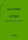 4つの練習曲（スタンリー・フリードマン）（トランペット）【4 Etudes】