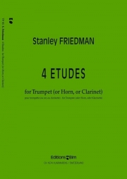 4つの練習曲（スタンリー・フリードマン）（ホルン）【4 Etudes】