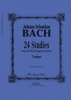 24の練習曲（バッハ）（トランペット）【24 Studies】