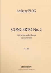トランペット協奏曲・No.2（アンソニー・プログ）（トランペット+ピアノ）【Trumpet Concerto N° 2】