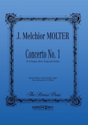 協奏曲・No.1（ヨハン・メルヒオール・モルター）（トランペット+ピアノ）【Concerto N° 1】