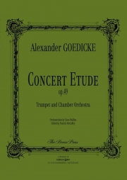 コンサート・エチュード・Op.49（アレクサンドル・ゲディケ）（トランペット+ピアノ）【Concert Etude op. 49】