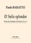 O! Solis splendor（パオロ・バラット）（トランペット+ピアノ）