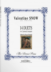 14のデュエット（ヴァレンティン・スノー）（トランペット二重奏）【14 Duets】