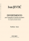 ディヴェルティメント （イヴァン・ジェヴティック）（トランペット二重奏+ピアノ）【Divertimento】