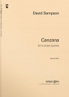 カンツォーナ （デイヴィッド・サンプソン）（トランペット四重奏）【Canzona】