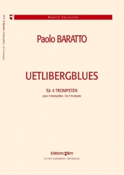 ユトリベルクブルース（パオロ・バラット）（トランペット四重奏）【Uetlibergblues】
